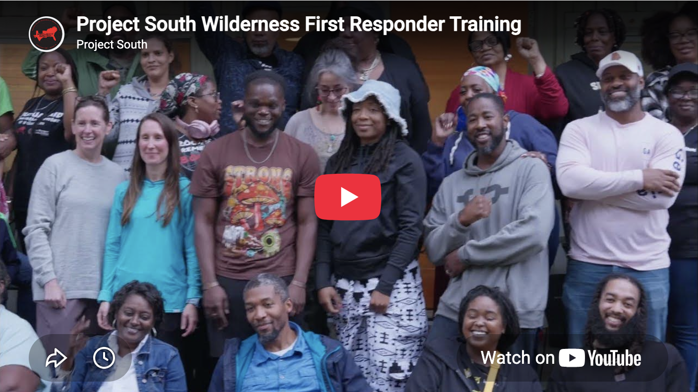 Project South Wilderness First Responder training